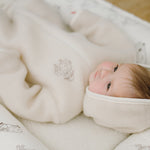 Baby boxpakje "Schaap" van merinowol; ecru