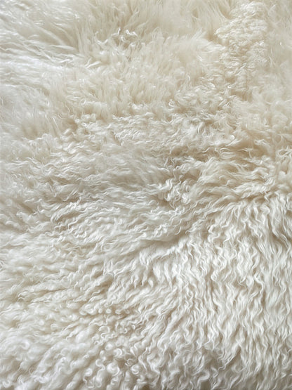 Witte Schapenvacht Gekruld