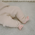 Babybroekje "Schaap" met borduursel; beige
